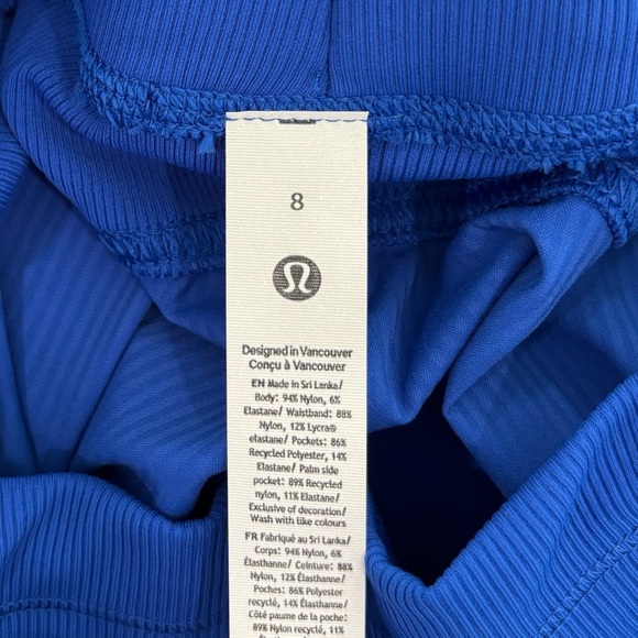 NWT Lululemon Dance Studio Mid Rise Joggers In Galactic Cobalt Size 8 - Picture 6 of 8
